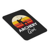Archery Girl Bow und Arrow Magnet (Rechte Seite)
