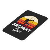 Archery Girl Bow und Arrow Magnet (Linke Seite)