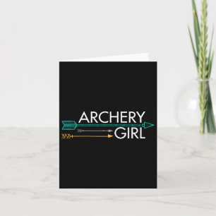 Archery Girl Karte