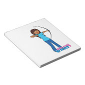 Archery Girl Notizblock (angewinkelt)