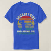 Archery Girl Retro Archer T-Shirt (Design vorne)
