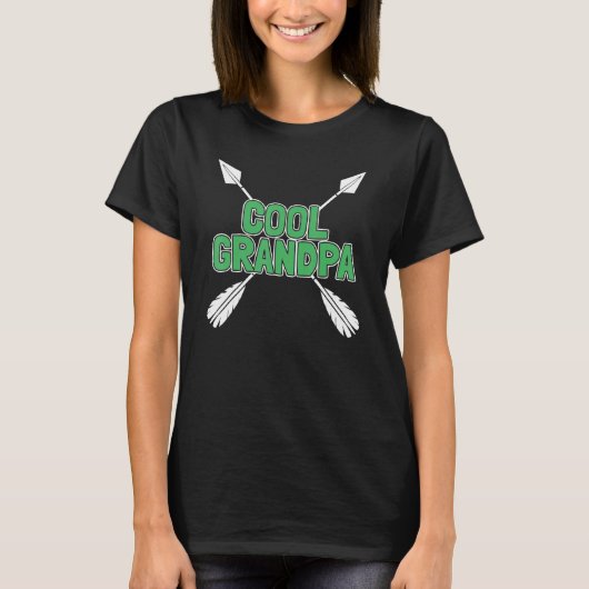Archery Granddad Bowman Bow Arrow Archer Cool Gr T-Shirt (Vorderseite)
