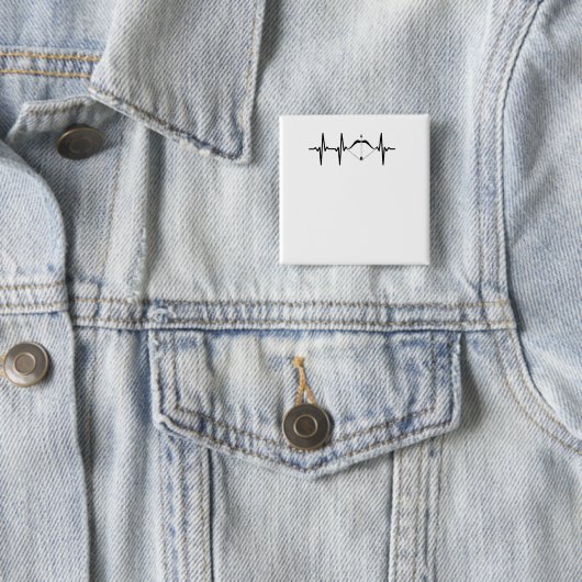 Archery Heartbeat Bow and Arrow Archer Button (Beispiel)