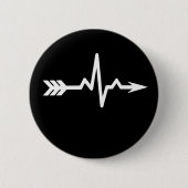 Archery Heartbeat Sports Button (Vorderseite)