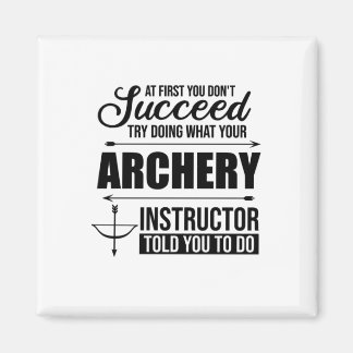 Archery Instructor Coach Magnet