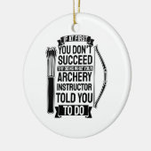 Archery Instructor hat dir gesagt, Keramik Ornament (Links)
