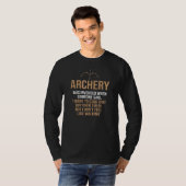 Archery Inventar Meme Bow Arrow Jagd Shooting T-Shirt (Vorne ganz)