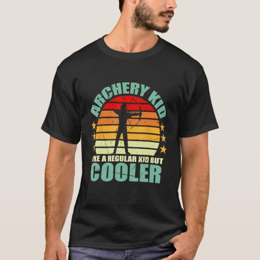 Archery Kid Funny Bow und Arrow Young Archer T-Shirt (Vorderseite)