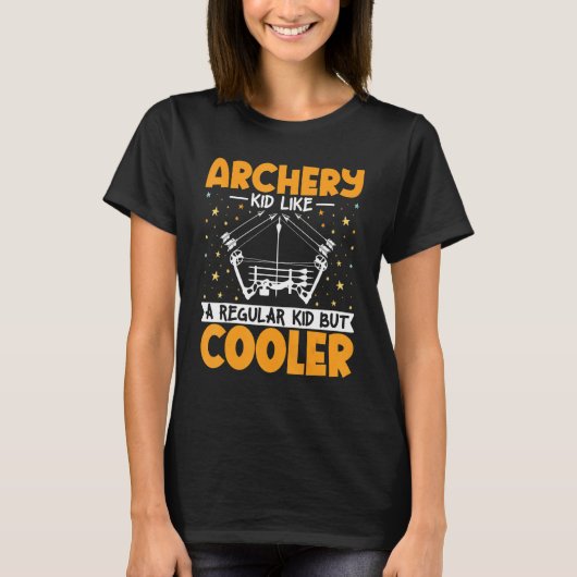 Archery Kid Like a Regular Kid Crossbow Archer Ki T-Shirt (Vorderseite)