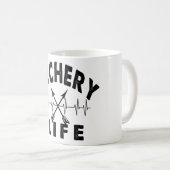 Archery Life Kaffeetasse (VorderseiteRechts)