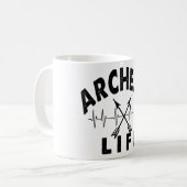 Archery Life Kaffeetasse (Vorderseite Links)