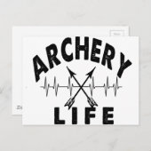 Archery Life Postkarte (Vorne/Hinten)
