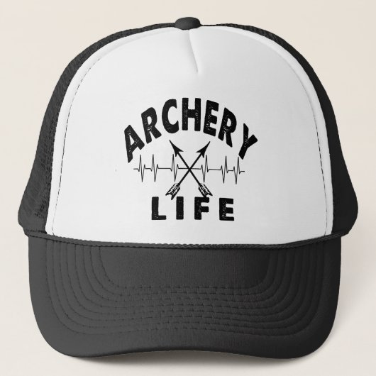 Archery Life Truckerkappe (Vorderseite)