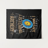 Archery Lover Men Compound Bow Geschenk Kinder Bog Wandteppich (Vorderseite (Horizontal))