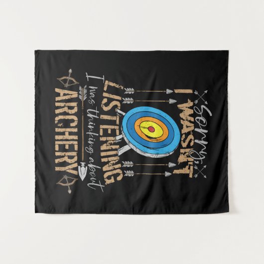 Archery Lover Men Compound Bow Geschenk Kinder Bog Wandteppich (Vorderseite (Horizontal))
