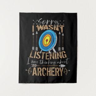 Archery Lover Men Compound Bow Geschenk Kinder Bog Wandteppich