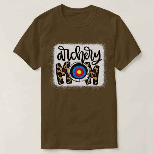 Archery Mama Leopard Shirt Archery Mama (Design vorne)