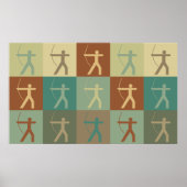 Archery Pop Art Poster (Vorne)