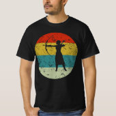 Archery Retrovinatstil T-Shirt (Vorderseite)