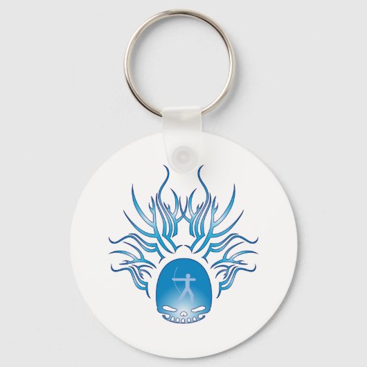 Archery Skull Schlüsselanhänger (Vorderseite)