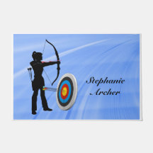 Archery Sport Female Archer Ziel personalisieren
