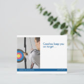 Archery Sportscard Postkarte (Stehend Vorderseite)
