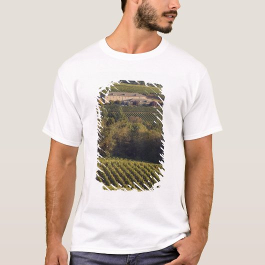 Archery Summit tan Gebäude auf Hügel T-Shirt (Vorderseite)