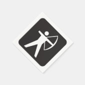 Archery Symbol Paper Napkins Serviette (Ecke)