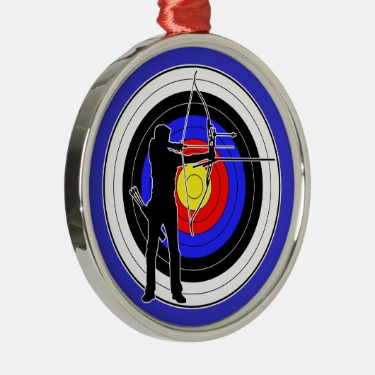 Archery & target 01 ornament aus metall (Rechts)