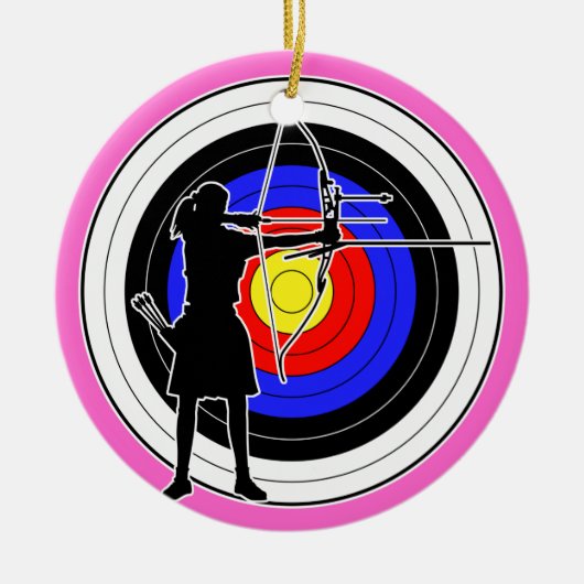 Archery & target 02 keramikornament (Vorne)
