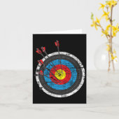 Archery Target - Archer Bowman Bow Junting Bowhunt Karte (Gelbe Blume)