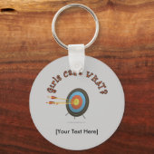 Archery Target Bullseye Schlüsselanhänger (Vorderseite)