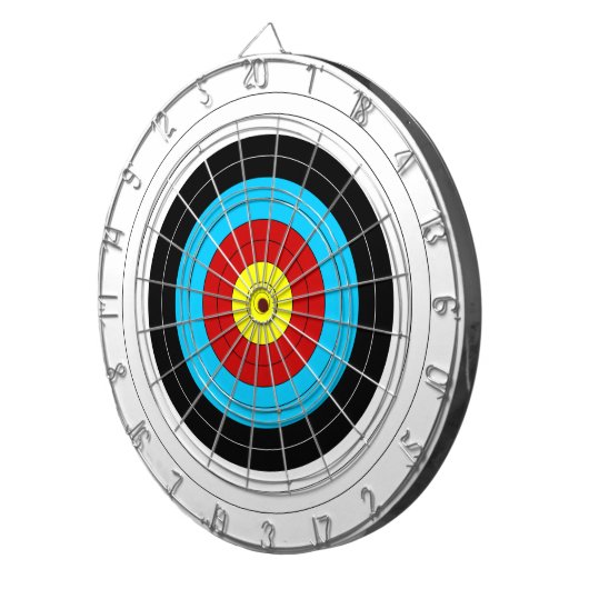 Archery Target Dart Board Dartscheibe (Vorderseite rechts)