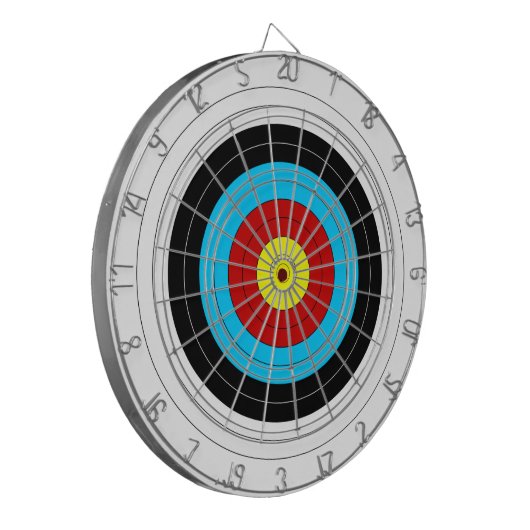 Archery Target Dart Board Dartscheibe (Vorderseite Links)