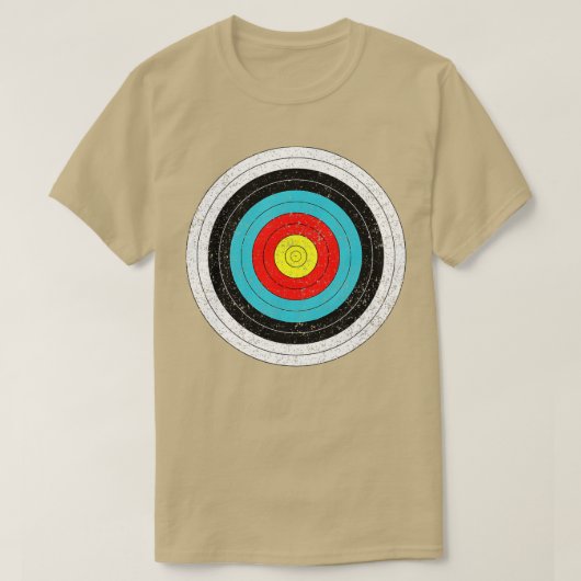 ARCHERY TARGET FITA BODEN UND ARROWS T-Shirt (Design vorne)