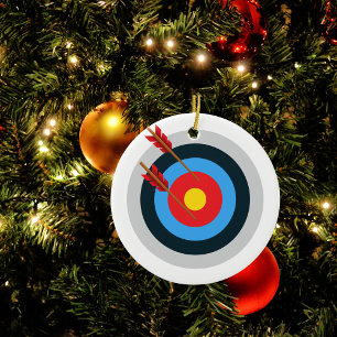 Archery Target Individuelle Name Ornament