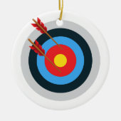 Archery Target Individuelle Name Ornament (Vorne)