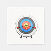 Archery Target Paper Napkins Serviette (Vorderseite)