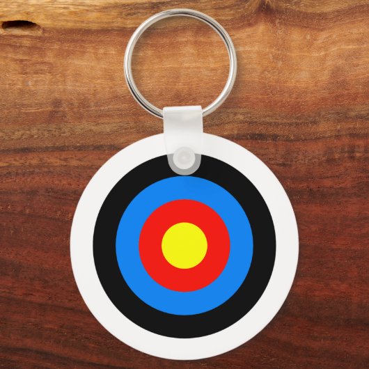 Archery Target Schlüsselanhänger (Vorderseite)