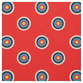 Archery Targets and Arrows Patches on Red Stoff (Muster)