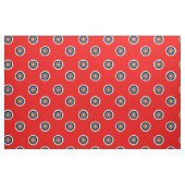 Archery Targets and Arrows Patches on Red Stoff (Fat Quarter (45,7 x 55,9 cm))
