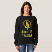 Archery Teacher  Bow Arrow Club Competition Archer Sweatshirt (Vorne ganz)