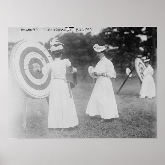 Archery Turnament in Boston, MA Fotograf Poster (Vorne)