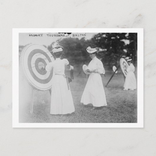 Archery Turnament in Boston, MA Fotograf Postkarte (Vorderseite)