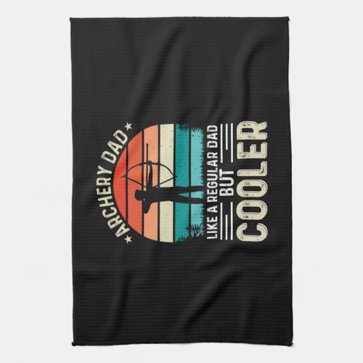 Archery Vater Geschirrtuch (Vertikal)