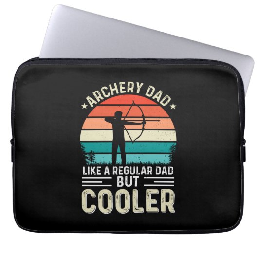Archery Vater Laptopschutzhülle (Vorderseite)