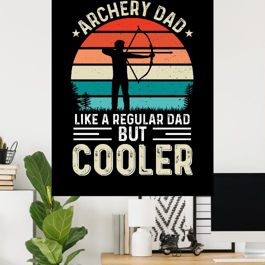 Archery Vater Poster (Heimbüro)