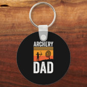 Archery Vater Retro Vintag Schlüsselanhänger (Vorderseite)