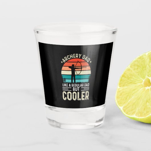 Archery Vater Schnapsglas (Vorderseite)