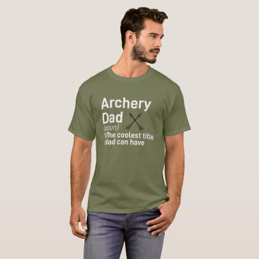 Archery Vater T - Shirt (Vorne ganz)